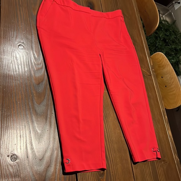 Rafaella Capris-curvy. Size 16 Red - Picture 2 of 8